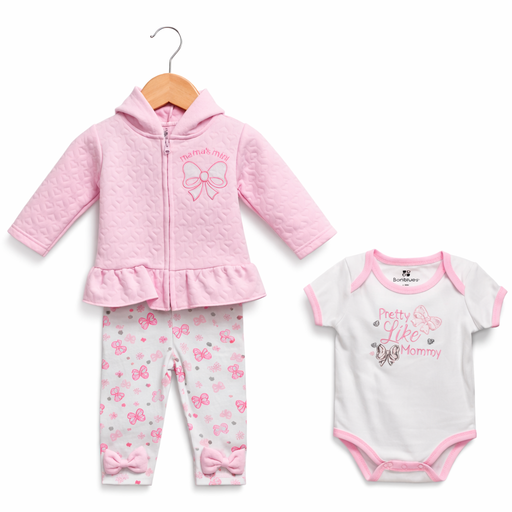 Set de 3 piezas para niña