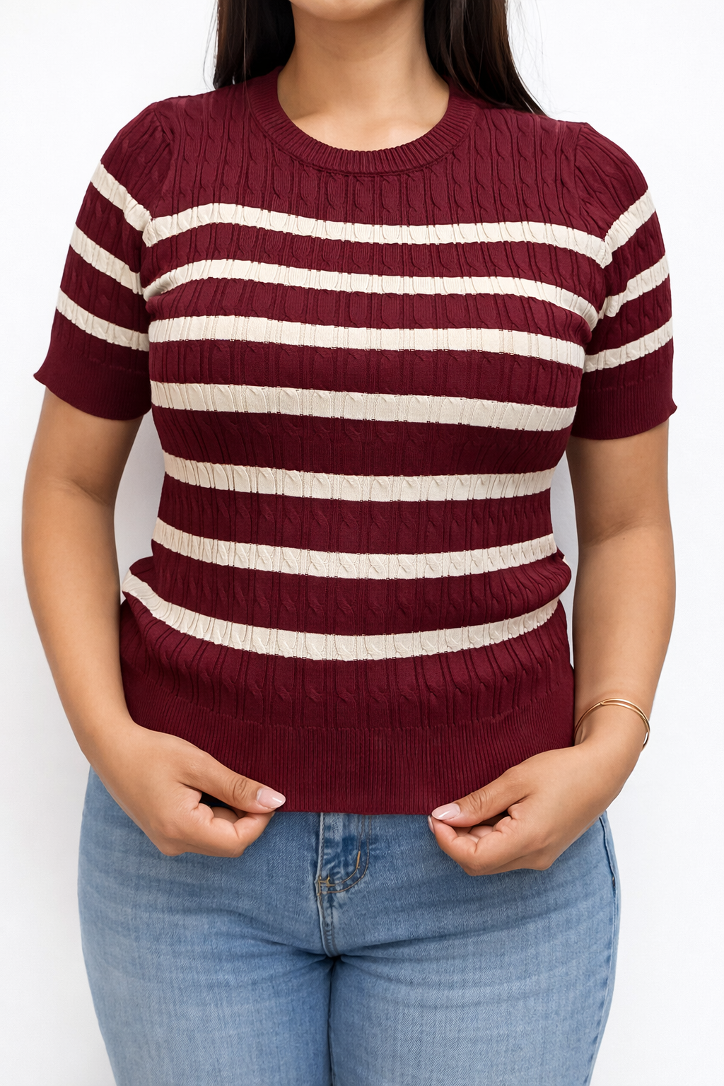 Blusa Básica de Rayas