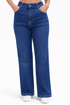 Jeans liso ancho