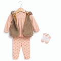 Set de bebé con chaleco Afelpado