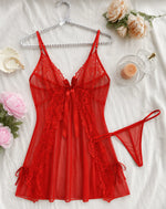 Baby doll con hilo seducción