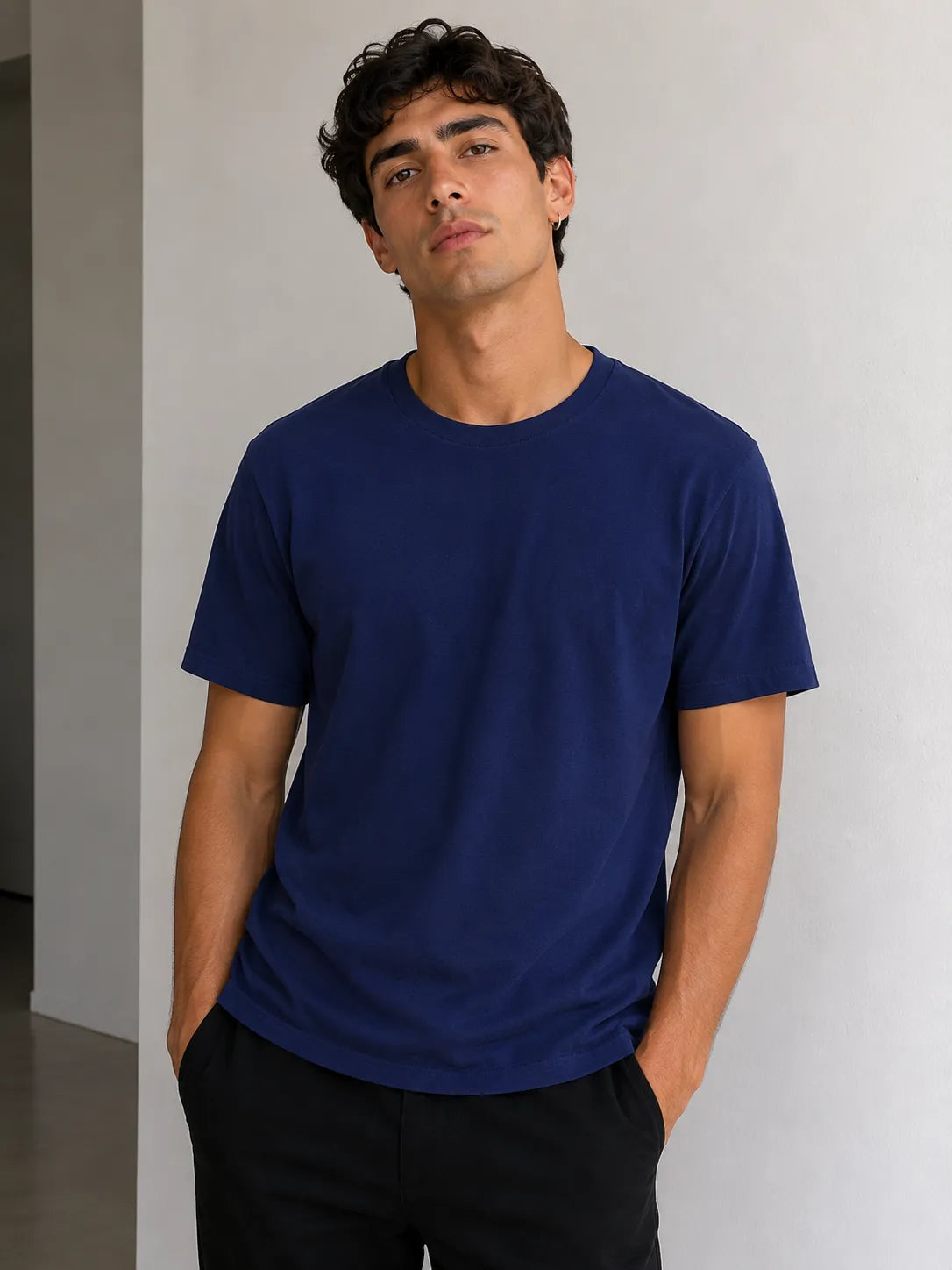 Camisa básica lisa unisex