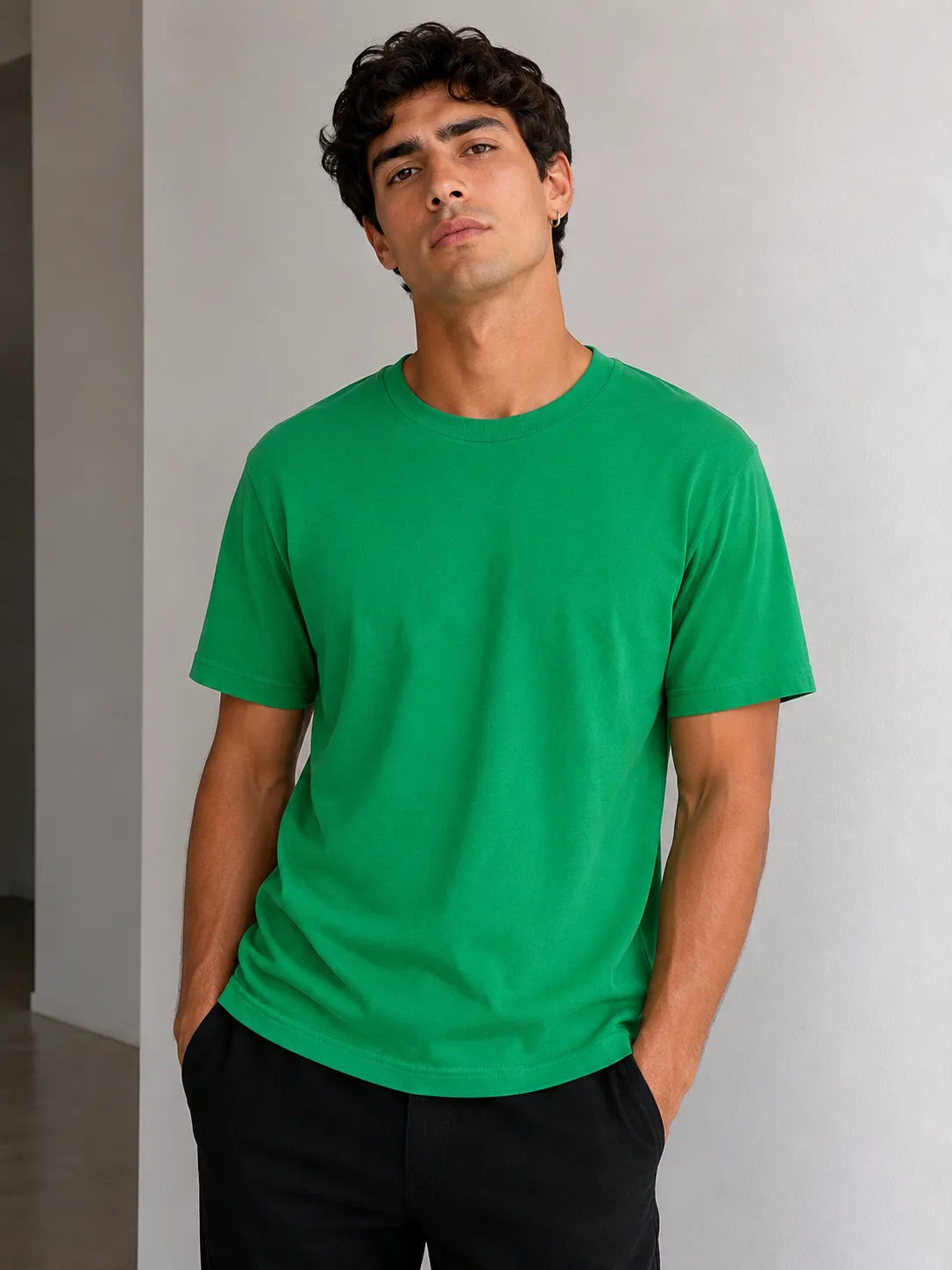 Camisa básica lisa unisex