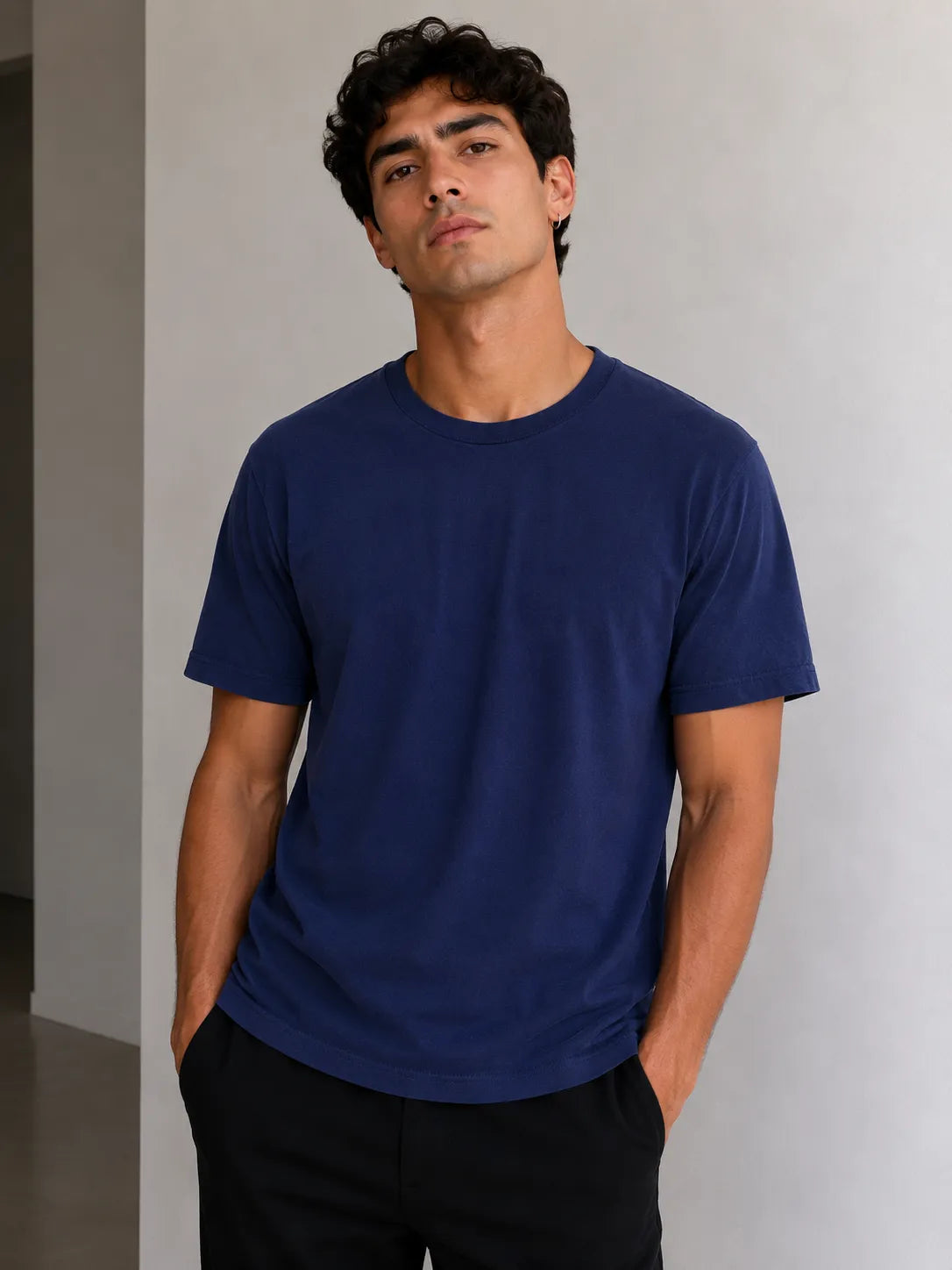 Camisa básica lisa unisex