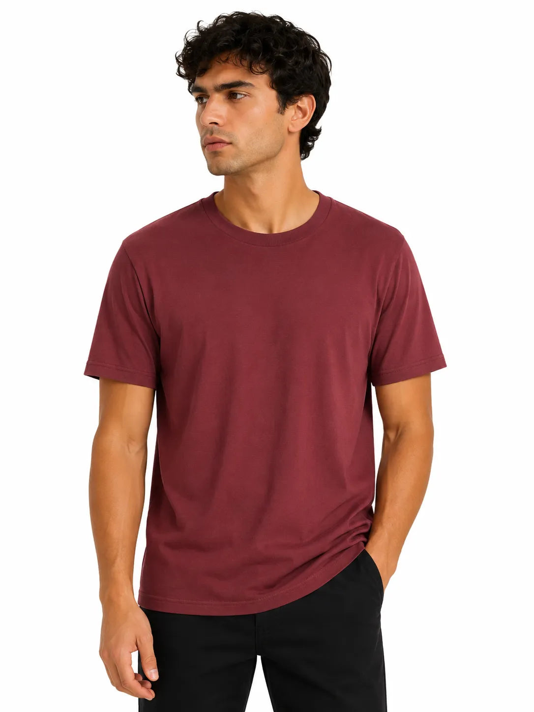 Camisa básica lisa unisex