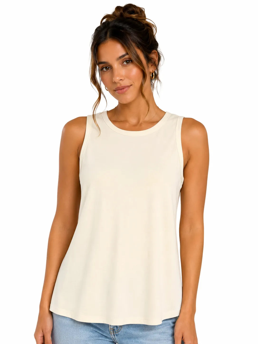 Blusa básica de tirantes anchos