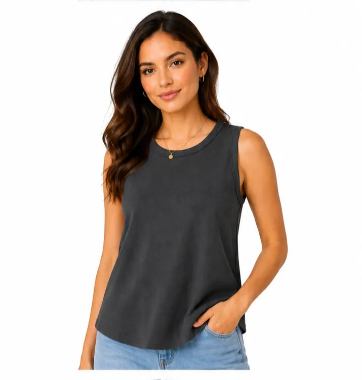 Blusa casual sin mangas