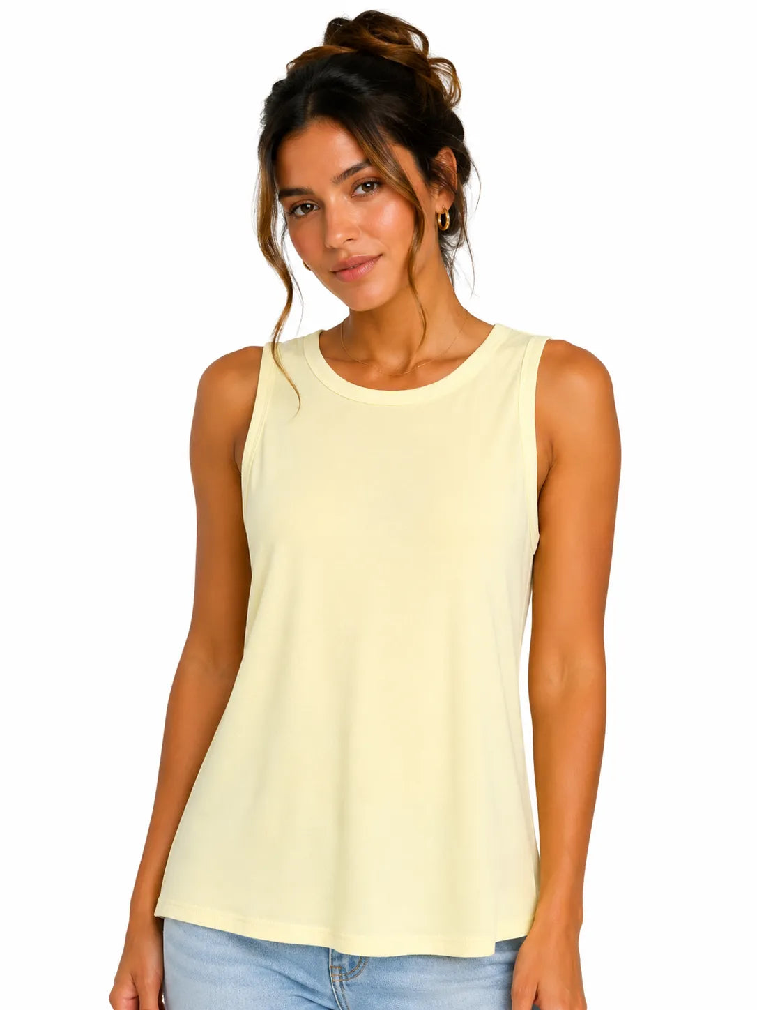 Blusa básica de tirantes anchos