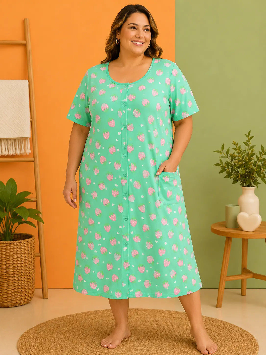 Bata confort estampados fresa