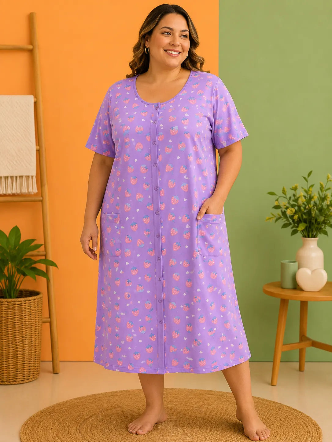 Bata confort estampados fresa