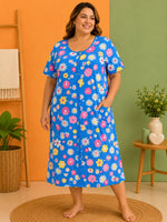 Bata de flores botones frontales