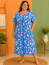 Bata de flores botones frontales
