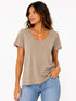 Blusa básica cuello redondo