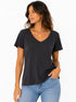 Blusa básica cuello redondo