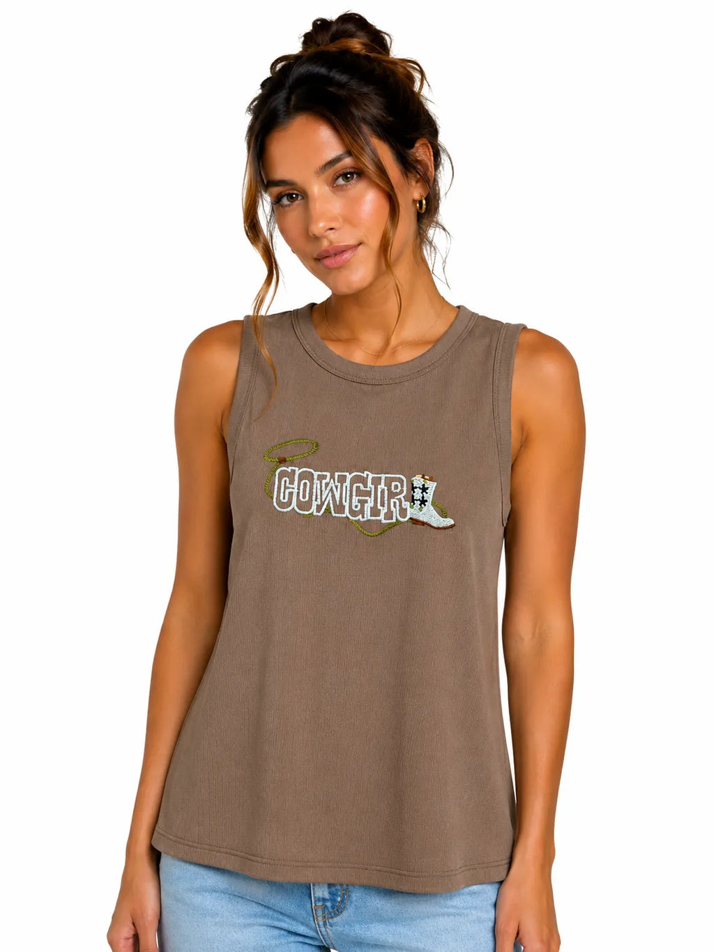 Blusa de tirantes cowgirl