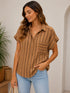 Blusa estilo worker cuello V