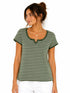 Camiseta cuello henley