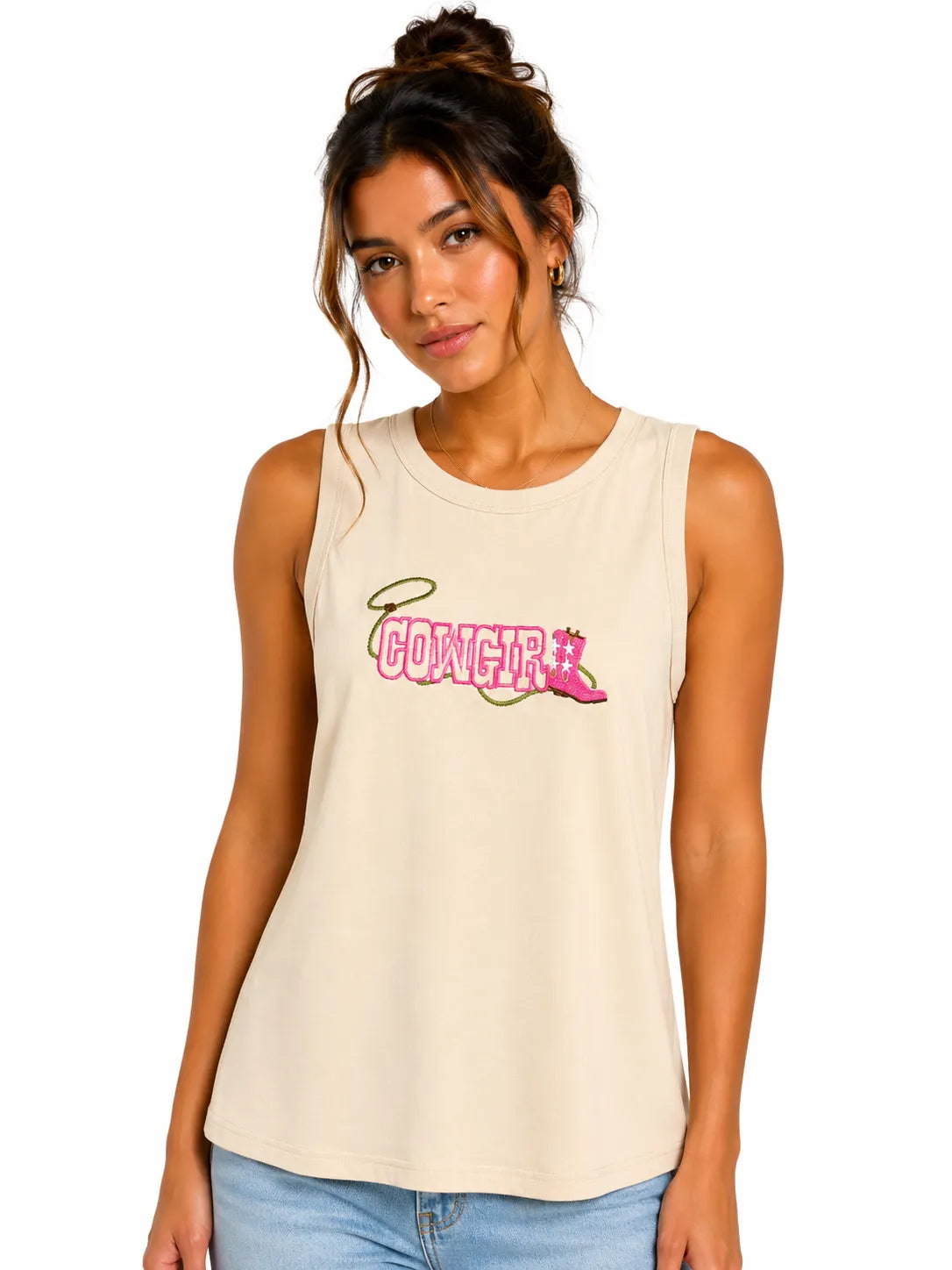 Blusa de tirantes cowgirl