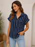 Blusa estilo worker cuello V