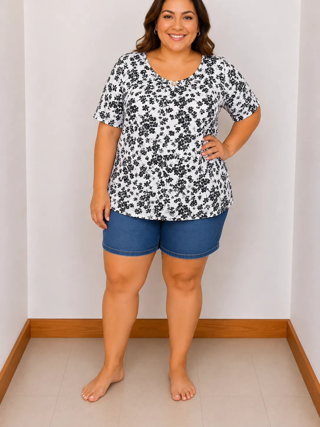 Blusa primavera talla plus
