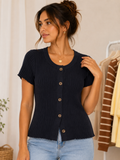 Blusa rib crop
