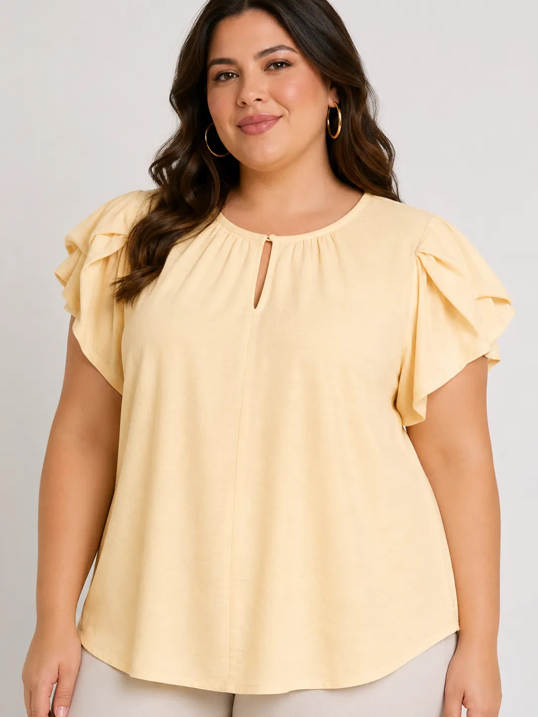 Blusa casual plus size