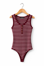 Bodysuit de rayas
