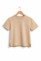Blusa con aberturas lisa