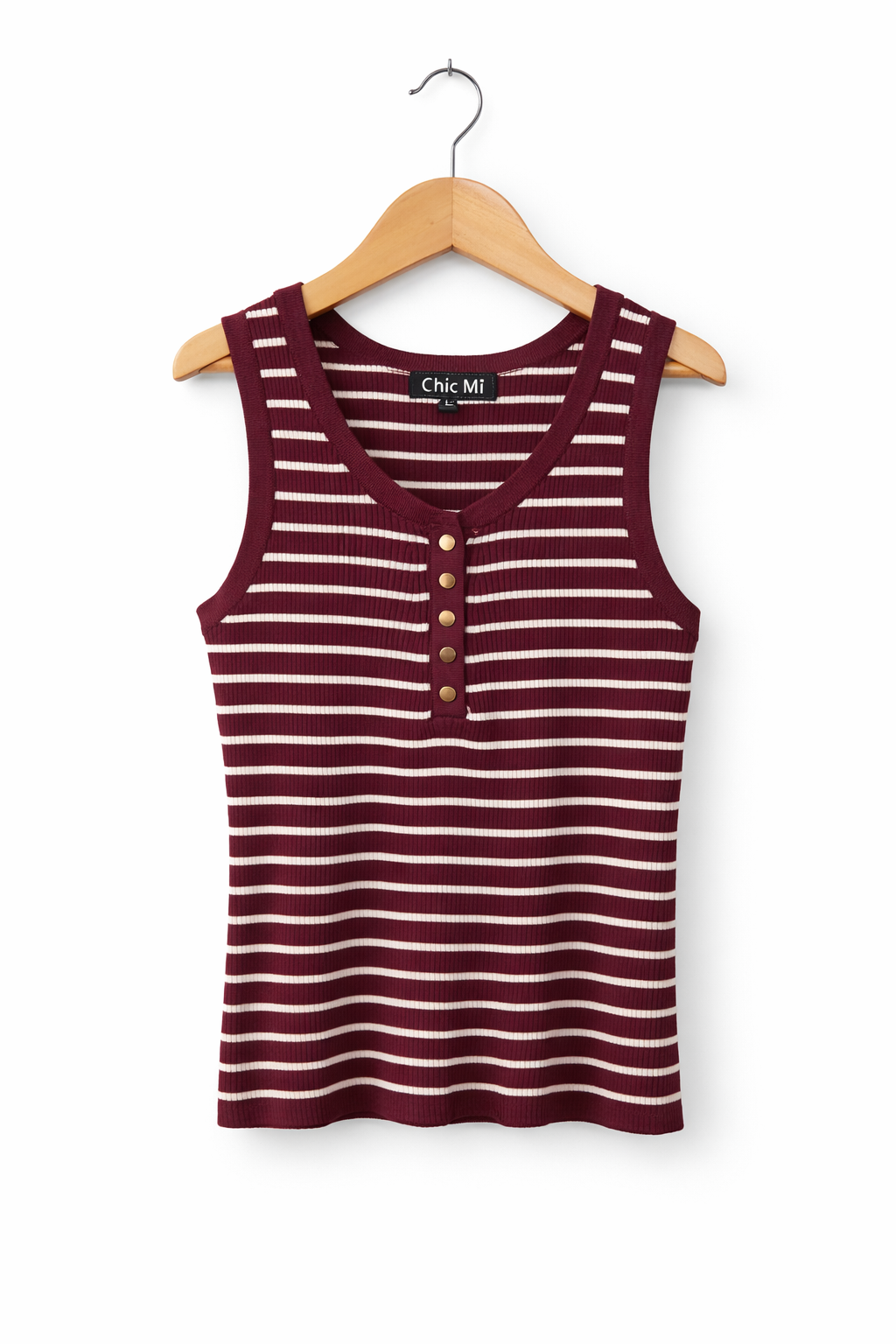 Blusa de tirantes con rayas