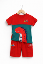 Conjunto niño de dinosaurio