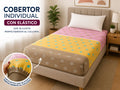 Cobertor individual pastel