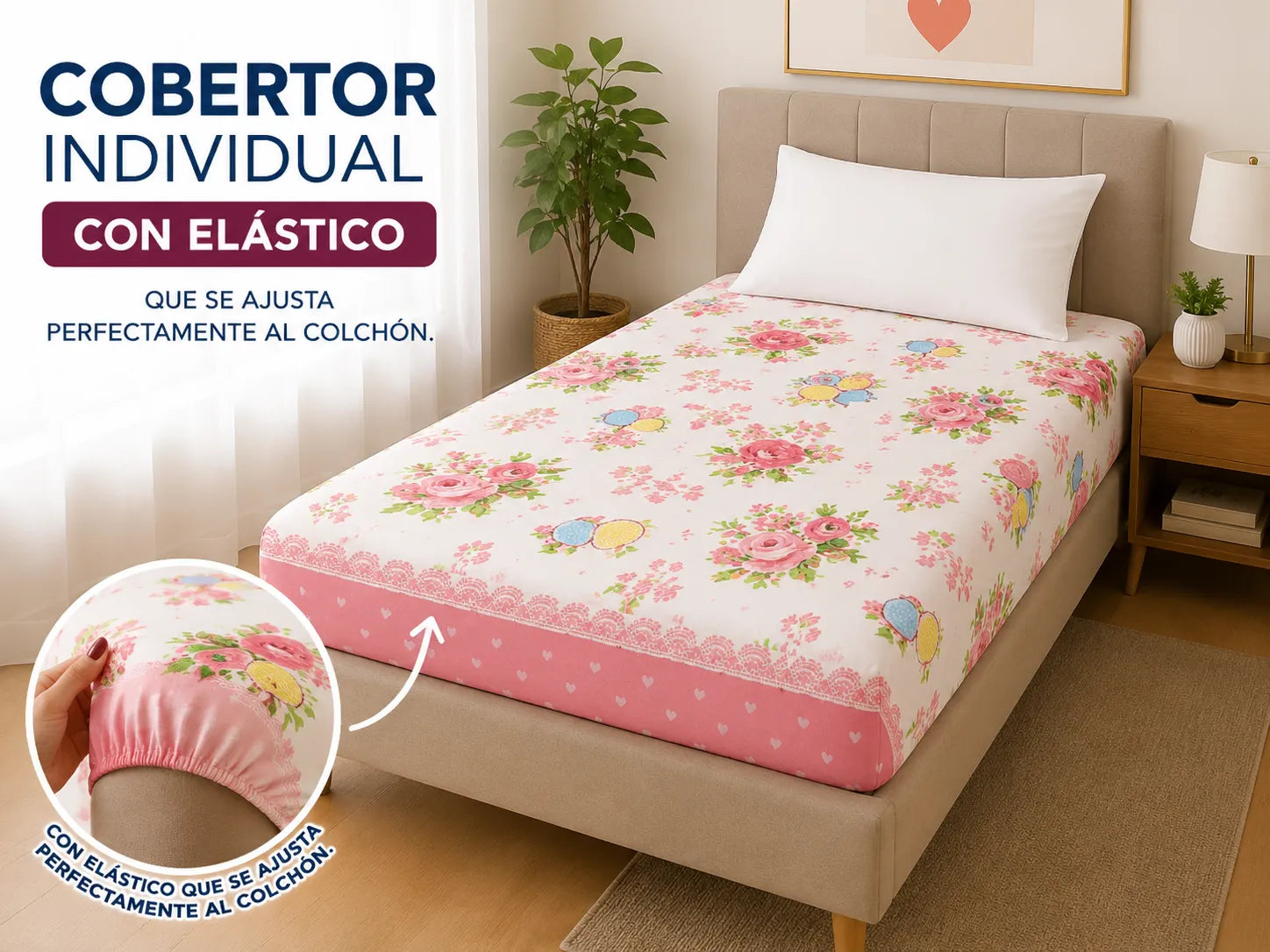 Cobertor Diseño Floral