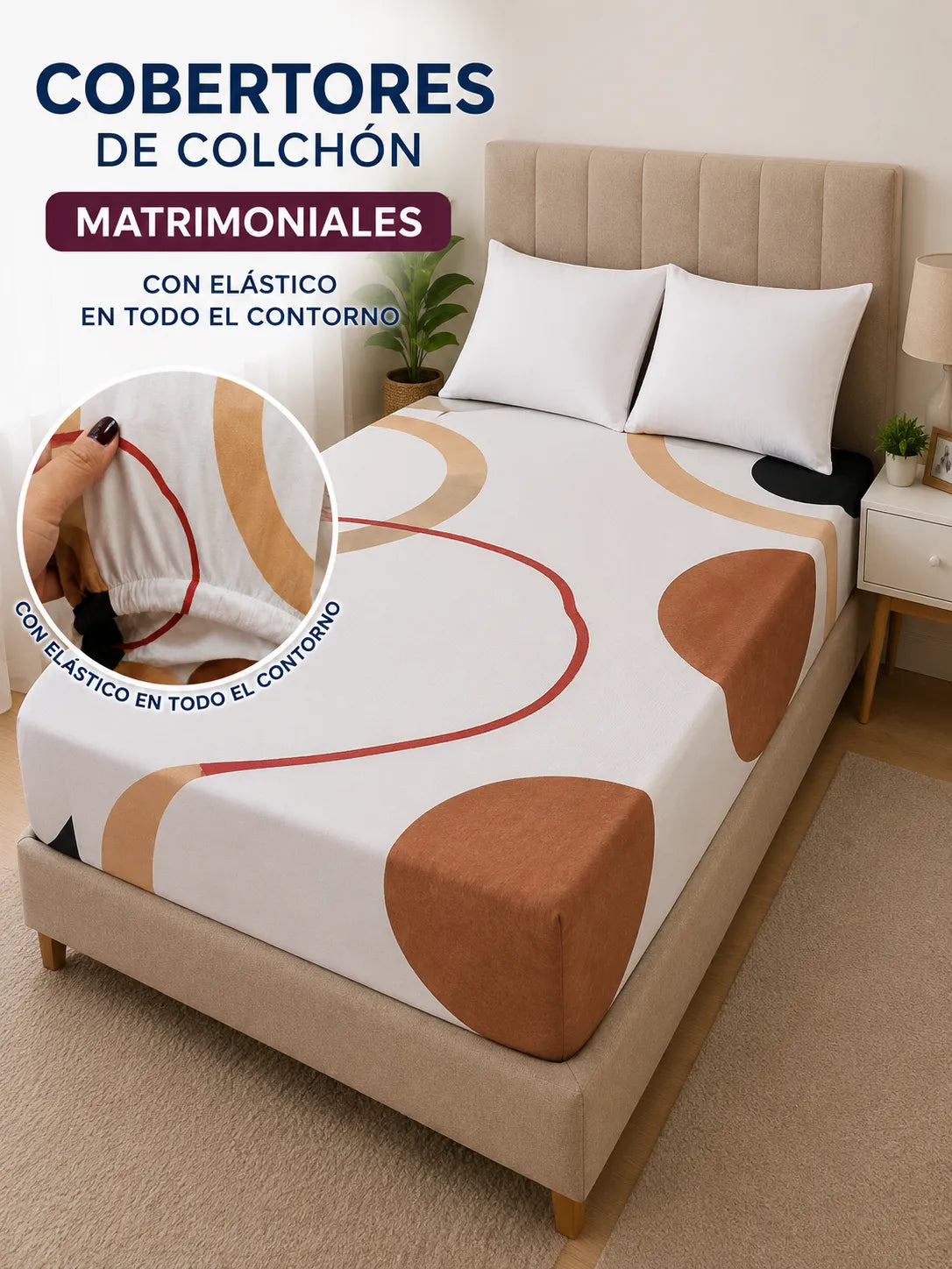 Cobertor matrimonial minimalista