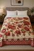 Cobija diseño floral romantico