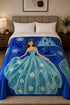 Cobija princesa azul