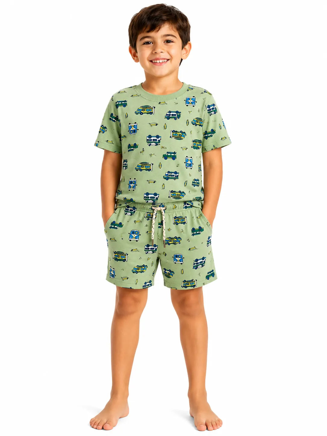 Conjunto de verano cars kids