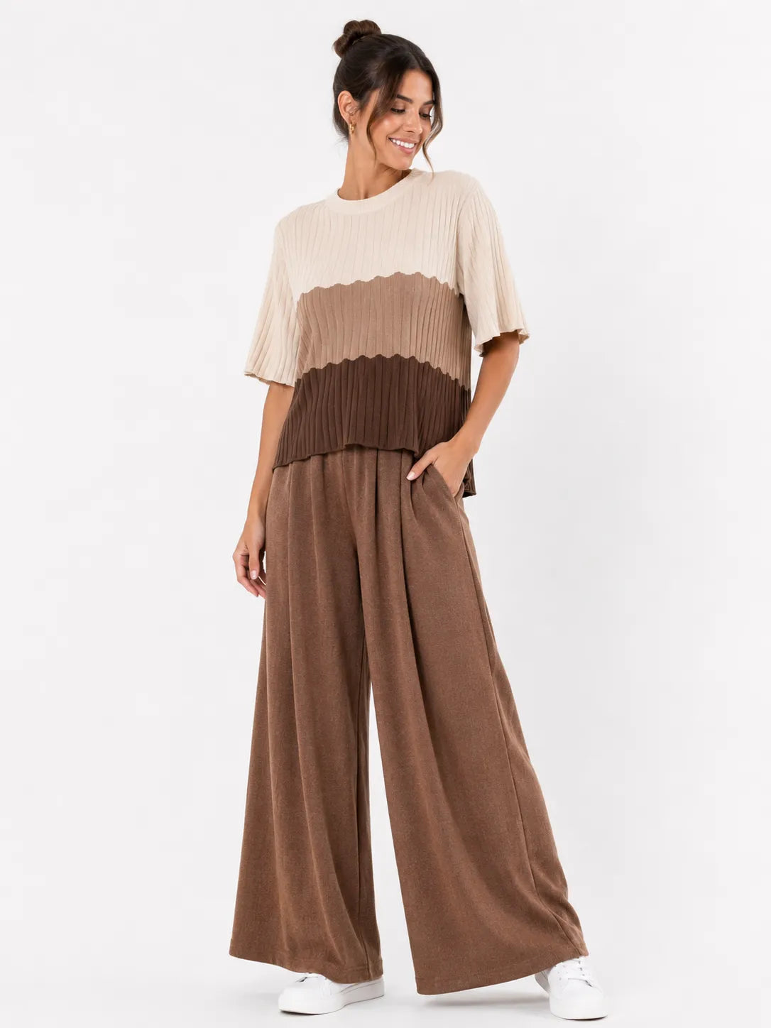 Conjunto palazzo casual