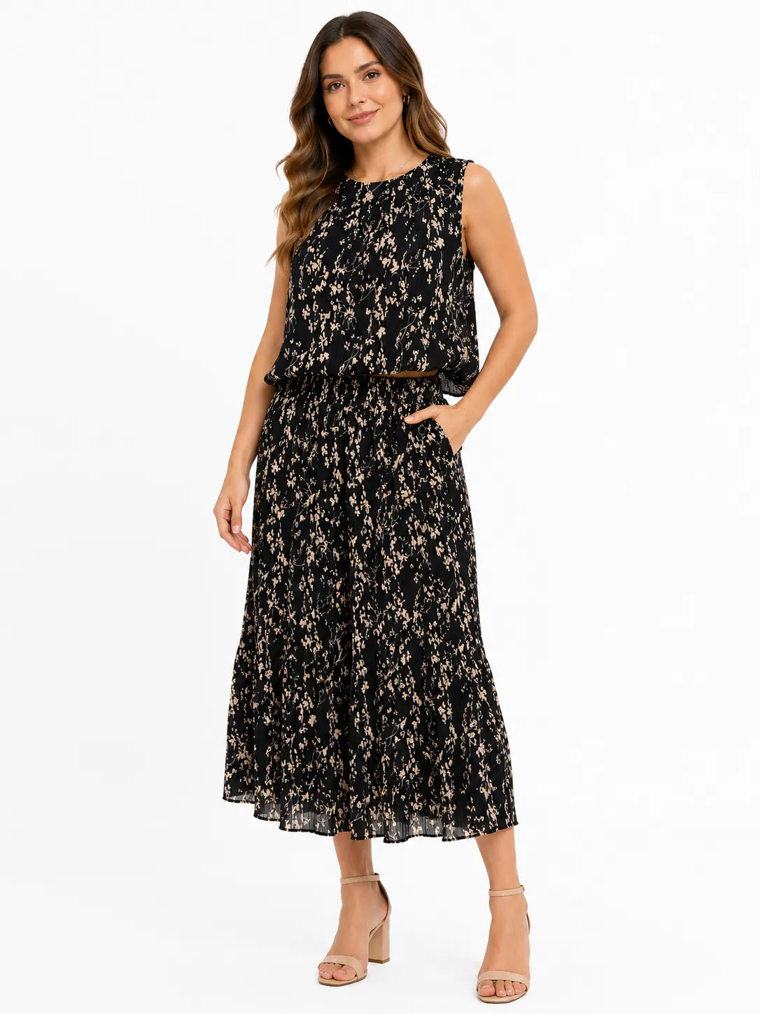 Conjunto floreado