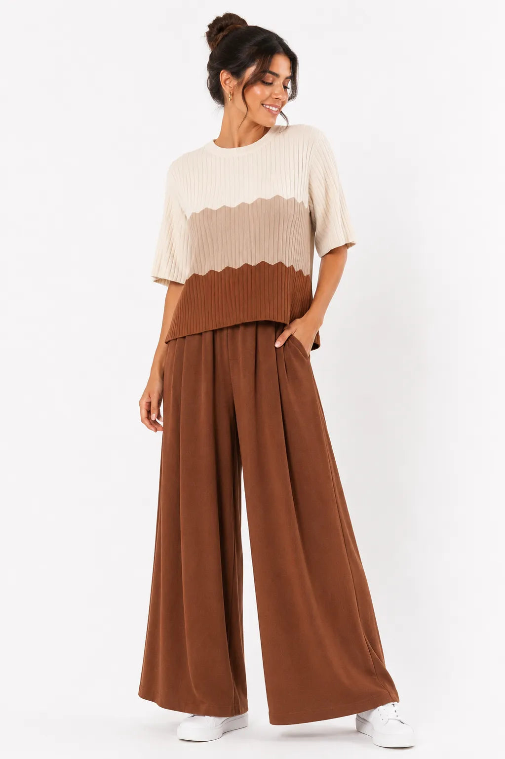 Conjunto palazzo casual