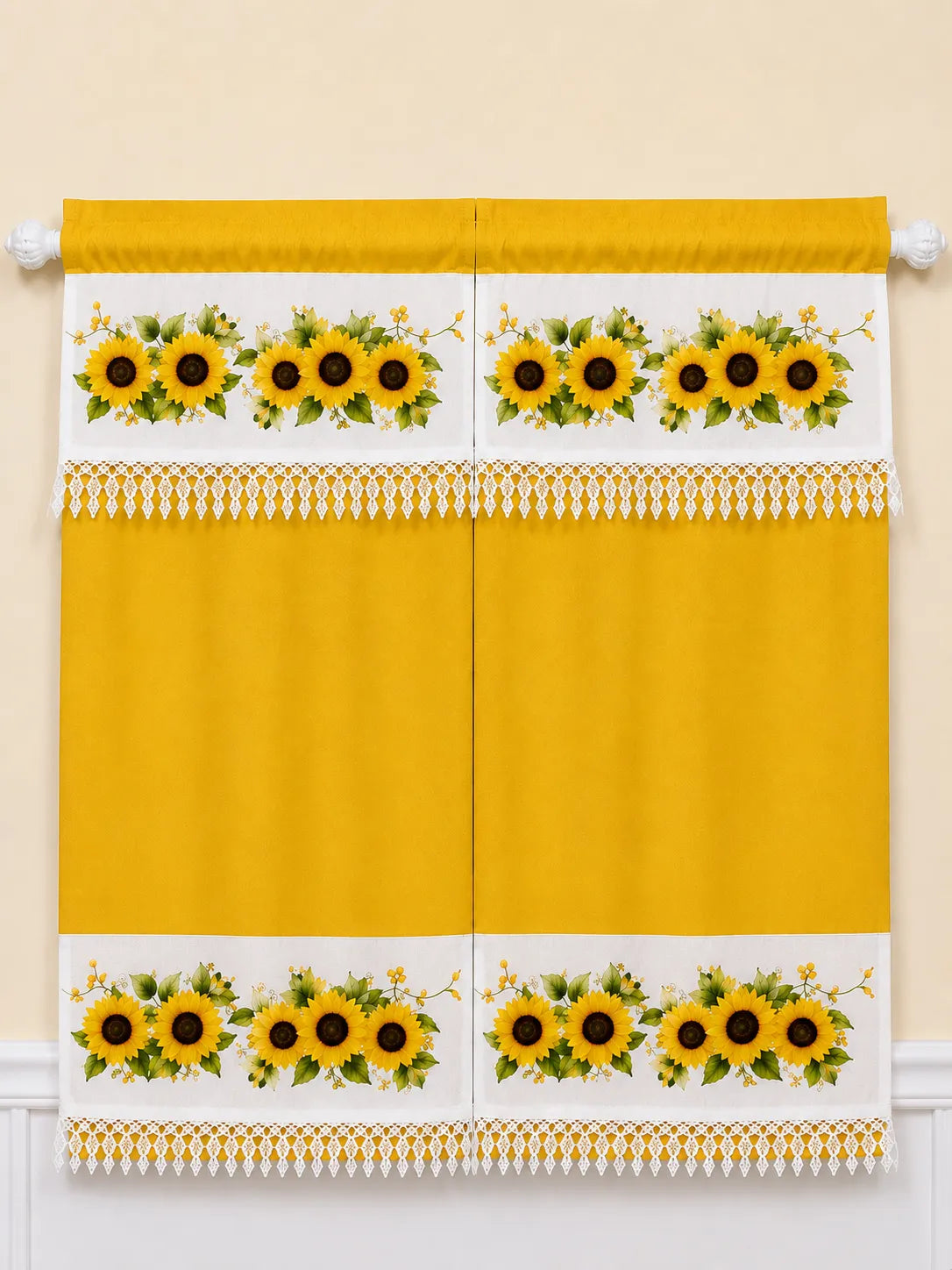 Cortina de cocina  Girasol