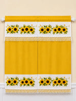 Cortina de cocina  Girasol