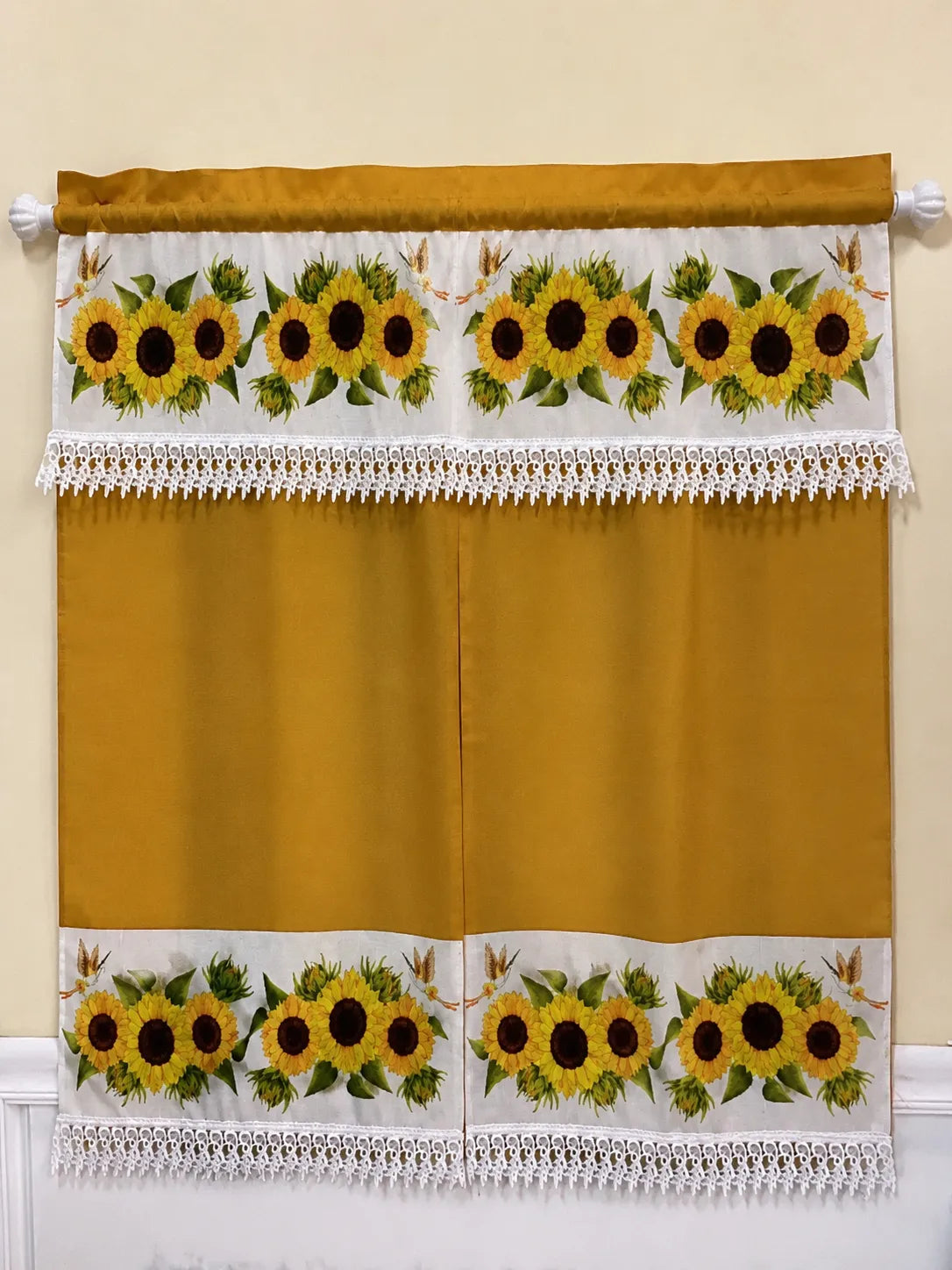 Cortina de cocina  Girasol