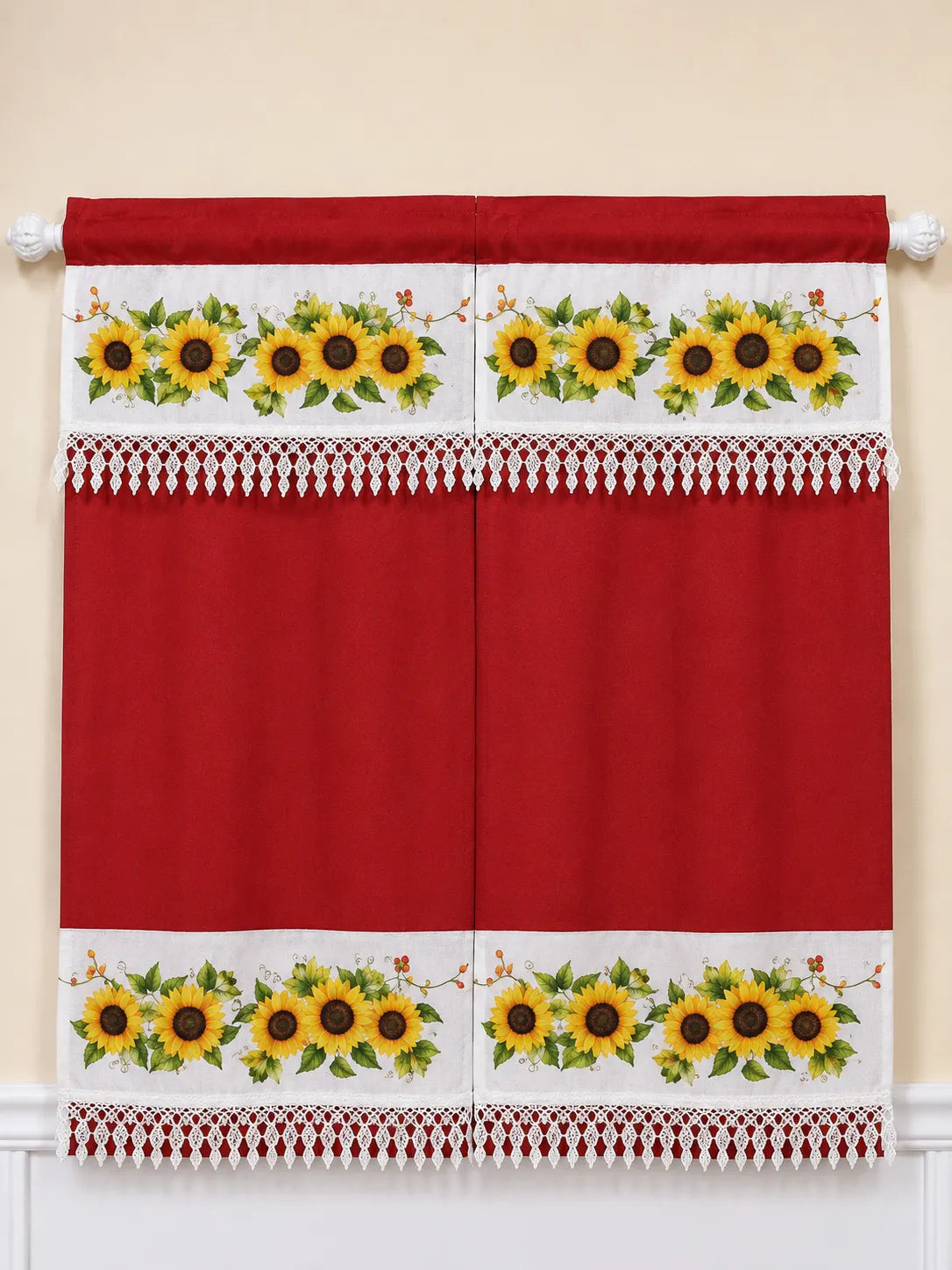 Cortina de cocina  Girasol