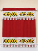 Cortina de cocina  Girasol