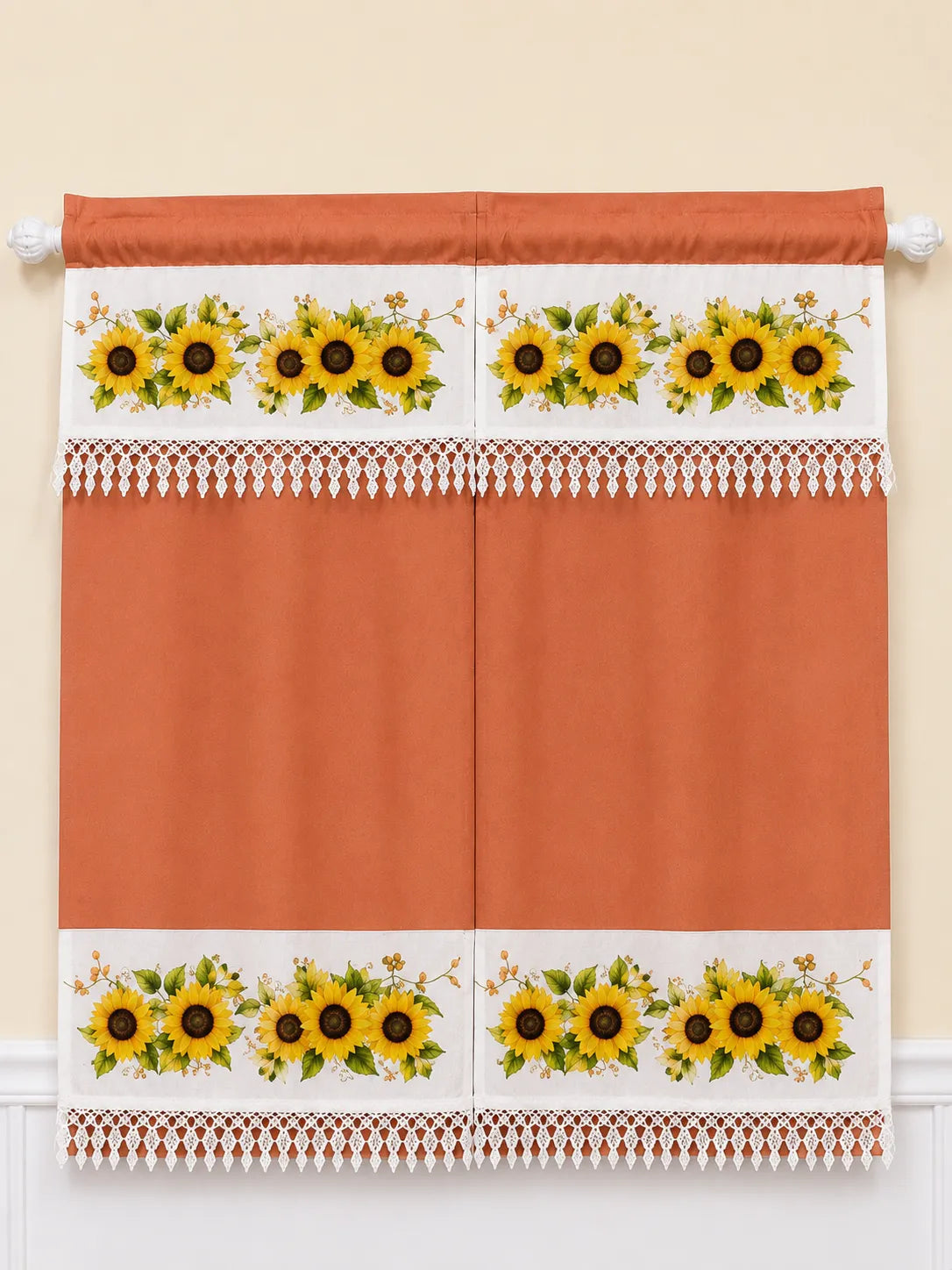 Cortina de cocina  Girasol