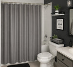 Cortina de baño lisa