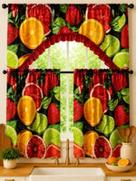 Cortina de cocina de frutas