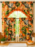 Cortina de cocina de frutas