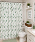 Cortina de baño estampada