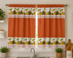 Cortina de cocina frutal